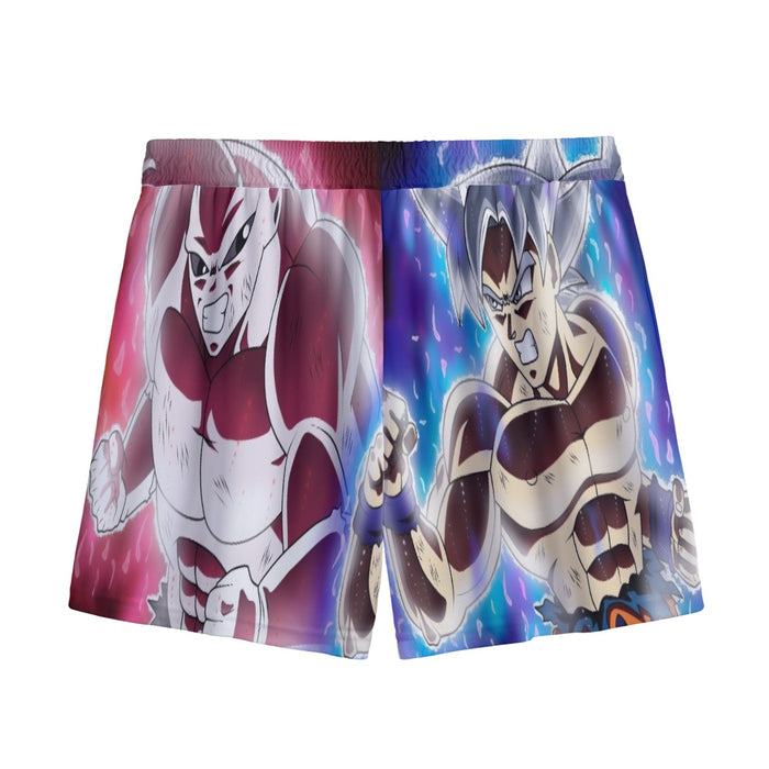 Dragon Ball Super Goku vs Jiren Fierce Battle Full Print Mesh Shorts