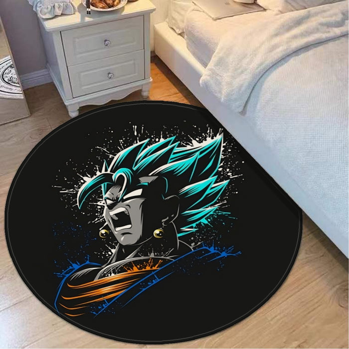 Dragon Ball Super  SSJ Blue Goku Rage Round Mat