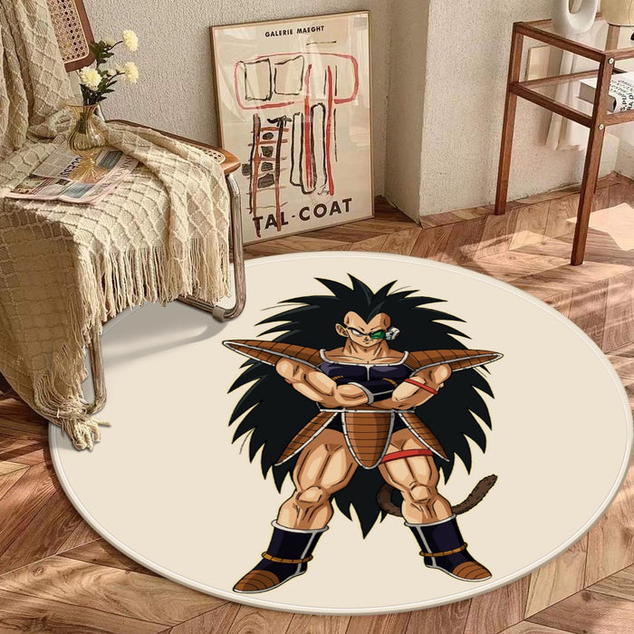 Dragon Ball Z Cool Saiyan Raditz Pride and Proud Round Mat