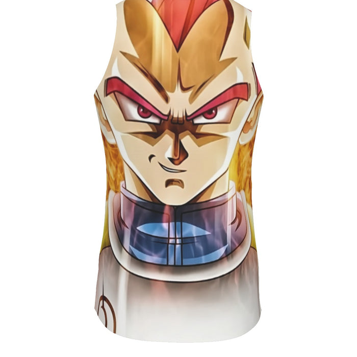 Dragon Ball Super Saiyan God Red Vegeta Cool Casual Tank Top
