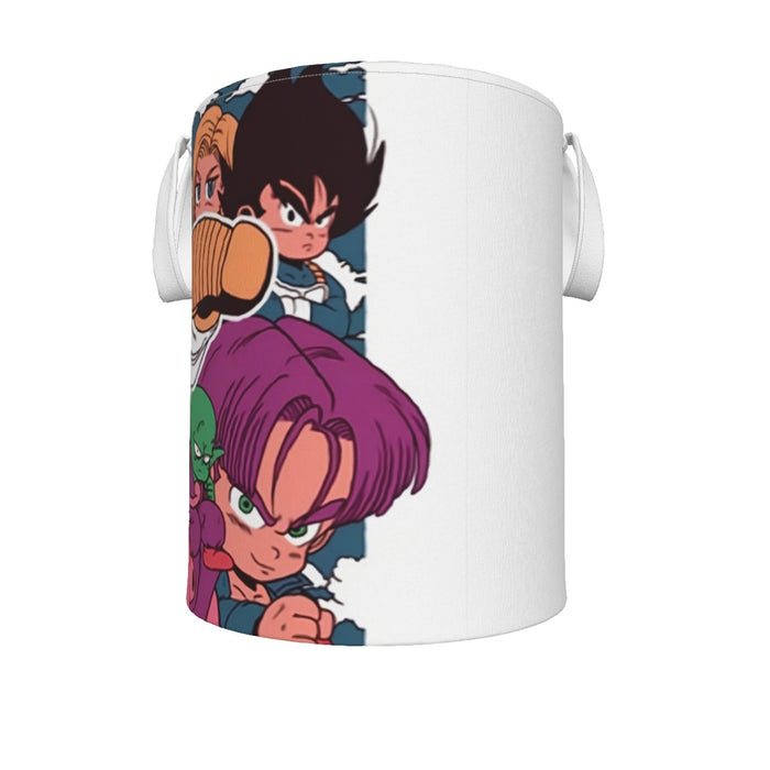 Kid Versions Of Dragon Ball Z Characters Laundry Basket