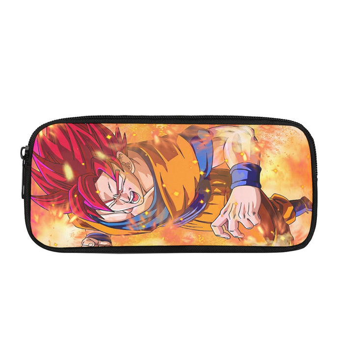 Dragon Ball Super Goku Rage Red Ultra Instinct Dope Pencil Bag