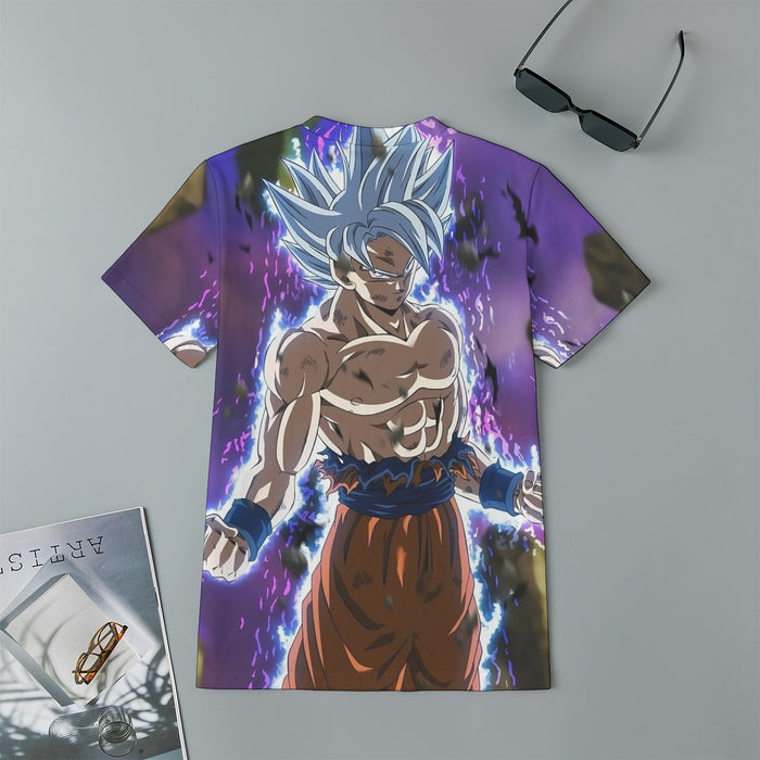 Dragon Ball Goku Ultra Instinct Power Up Vibrant 3D Kids T-Shirt