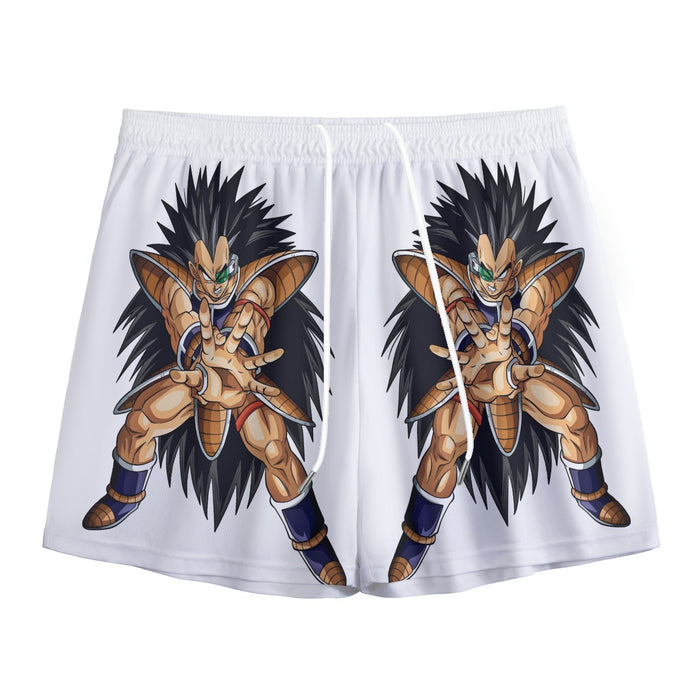 Dragon Ball Z Awesome Saiyan Raditz Fighter Stance Mesh Shorts