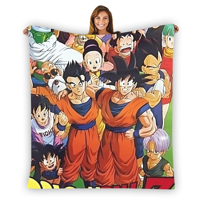 Dragon Ball Z Dragon Ball Characters Happiness Design Blanket