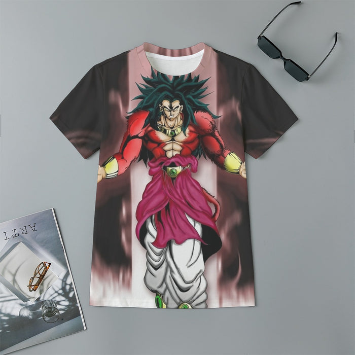 Dragon Ball Z Legendary Super Saiyan Broly 4 Dope Aura Kids T-Shirt