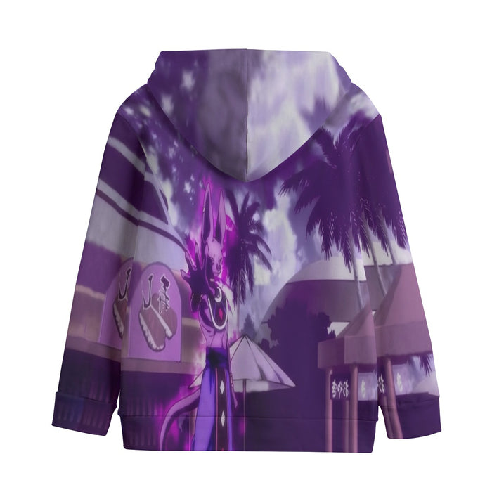 Dragon Ball Super God Of Destruction Dope Lord Beerus Kids' Hoodie