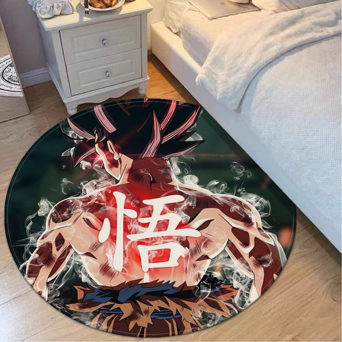 Dragon Ball Goku Ultra Instinct Epic Symbol Casual Round Mat