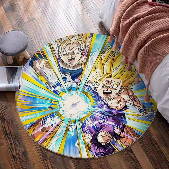 Dragon Ball Teen Gohan Dokkan Battle Super Saiyan 3 Cool Round Mat