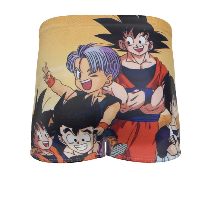 Dragon Ball Son Goku Happy Family Men's Boxer Briefs