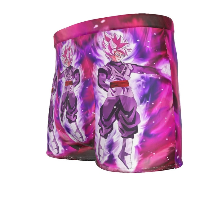 Goku Black Super Saiyan Rose Power Aura Streetwear Design Men's Boxer Briefs