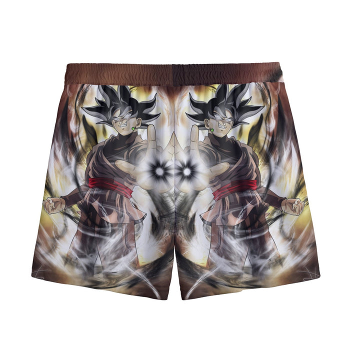 Dragon Ball Super Black Goku Black Hole Creation Mesh Shorts