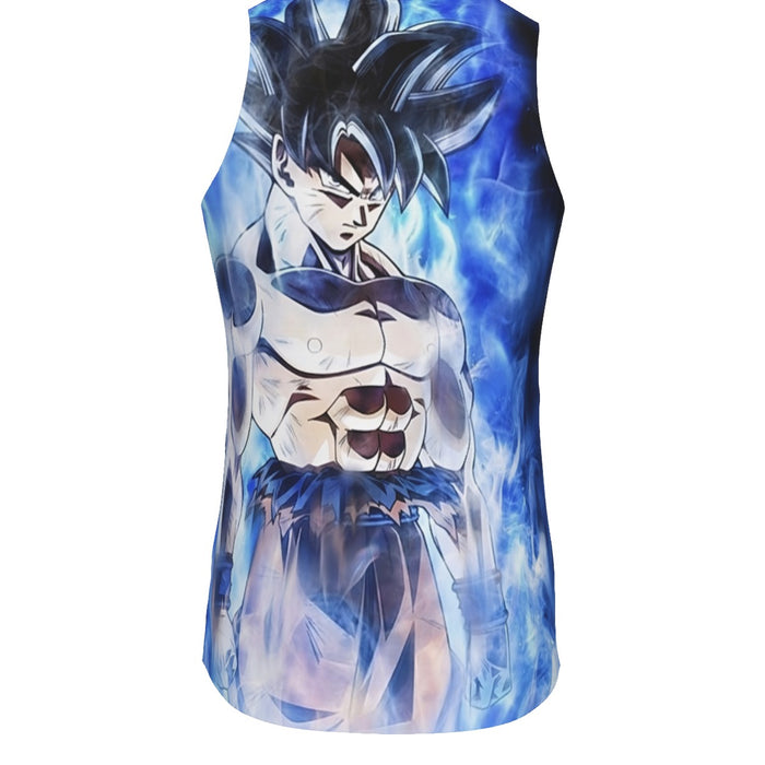 Dragon Ball Super Goku Ultra Instinct Blue Cool Casual Tank Top