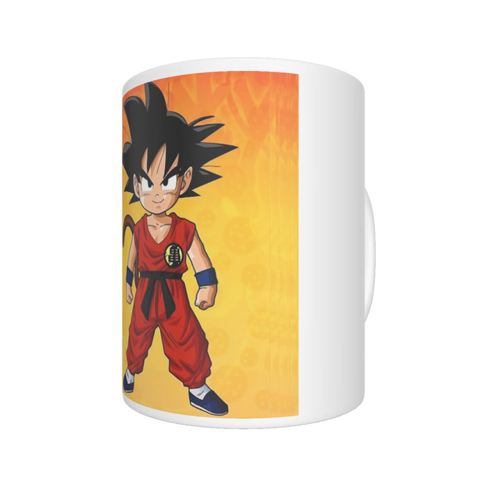 Cute Young Kid Goku Yellow Dragon Ball 3D Mug