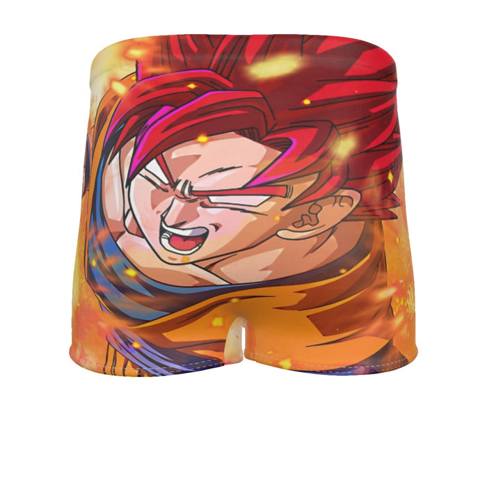 Dragon Ball Super Goku Rage Red Ultra Instinct Dope Men's Boxer Briefs