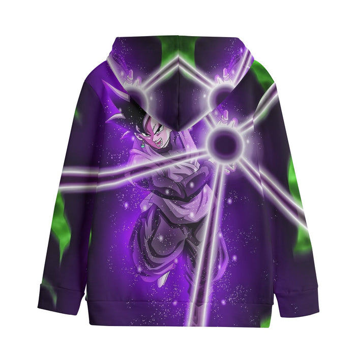 DBZ Goku Black Zamasu Power Ball Attack Cool Design Streetwear Kids' Hoodie