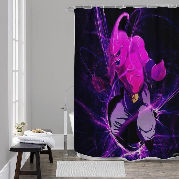 Dragon Ball Kid Buu Madness Destruction Dope Design Trending Shower Curtain