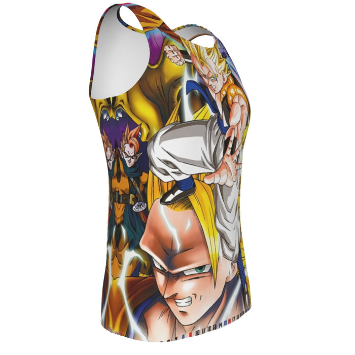 Dragon Ball Super Gogeta Super Saiyan Fusion Streetwear Design Tank Top