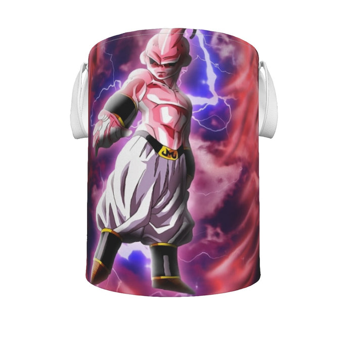 Majin Ultimate Mighty Kid Buu Tie Dye Lightning Amazing 3D Laundry Basket