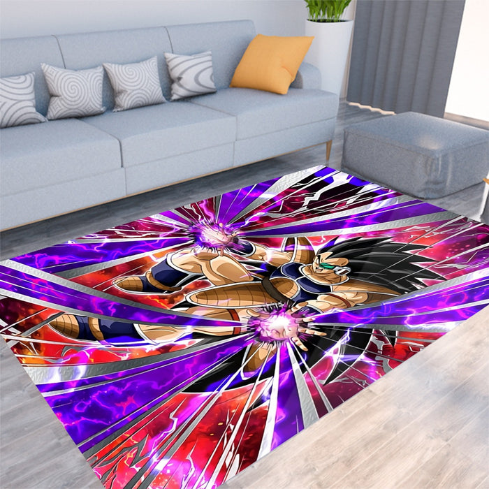 Dragon Ball Z Vibrant Saiyan Raditz Radiant Light Rug