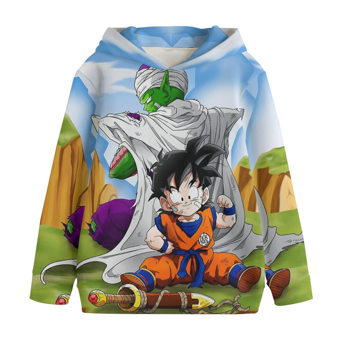 Dragon Ball Amazing Master Piccolo Train Strong Kid Gohan Kids' Hoodie