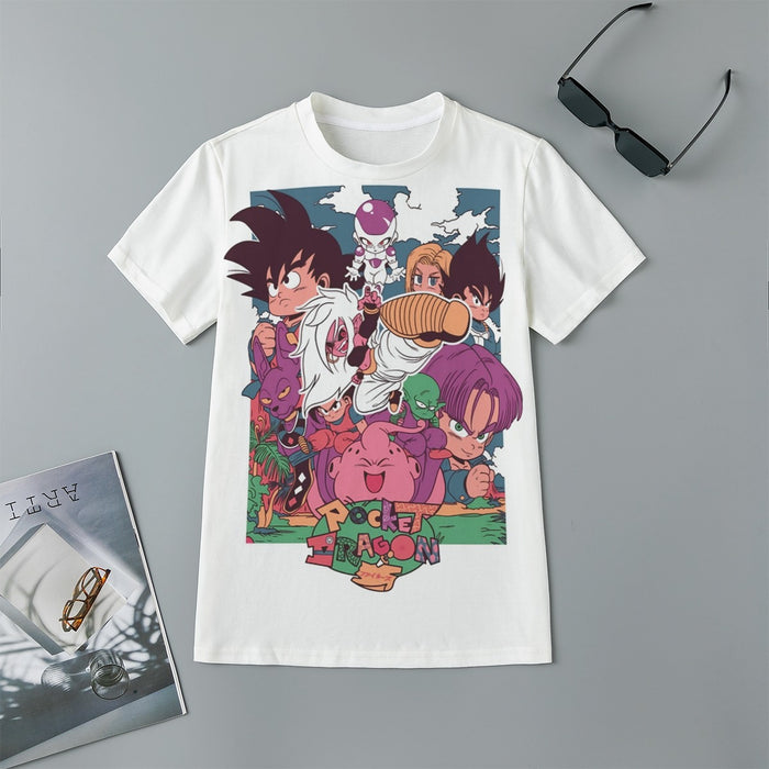Kid Versions Of Dragon Ball Z Characters Kids T-Shirt