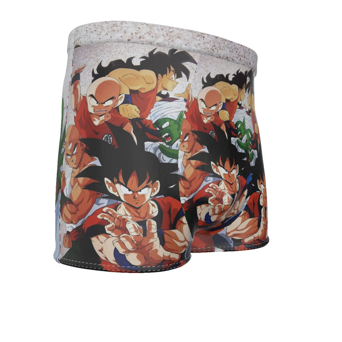 Dragon Ball Goku Piccolo Krillin Heroes Group Awesome Design Men's Boxer Briefs