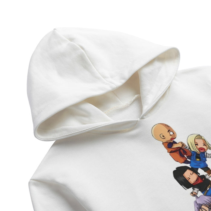 Dragon Ball Z Cute Adorable Chibi DBZ Characters White Kids' Hoodie