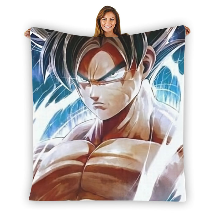 Dragon Ball Super Ultra Instinct Goku Manga Blanket