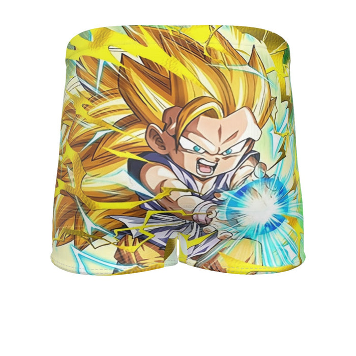 Dragon Ball Kid Goku SSJ3 Kamehameha Men's Boxer Briefs