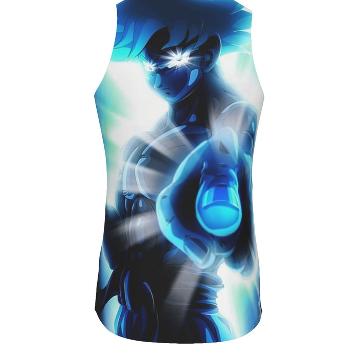 Dragon Ball Super Blue Son Goku Epic Ultra Instinct Tank Top