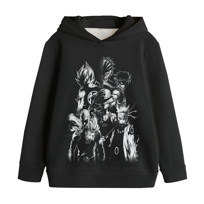 DBZ Goku Naruto Saitama Luffy Natsu Ichigo Dope Anime Kids' Hoodie