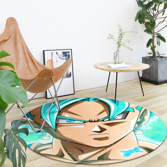 Dragon Ball Super Vegito Blue Super Saiyan Cool 3D Round Mat