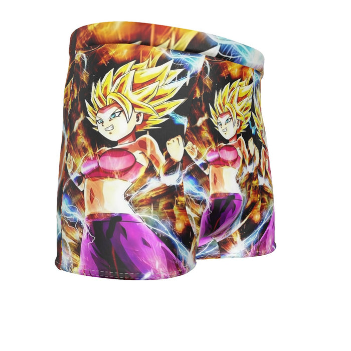 Dragon Ball Super Caulifla Super Saiyan 2 Epic Casual Men's Boxer Briefs