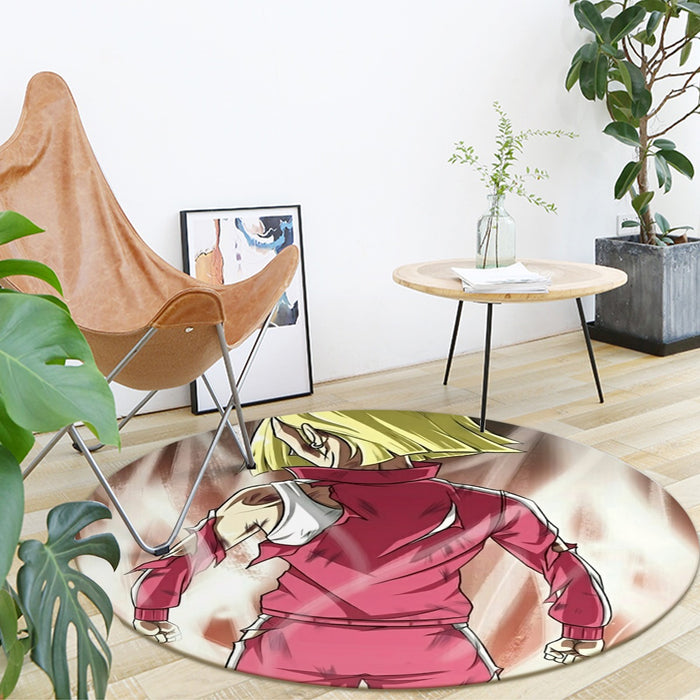 Dragon Ball Android 18 Ultra Instinct Epic Streetwear Round Mat