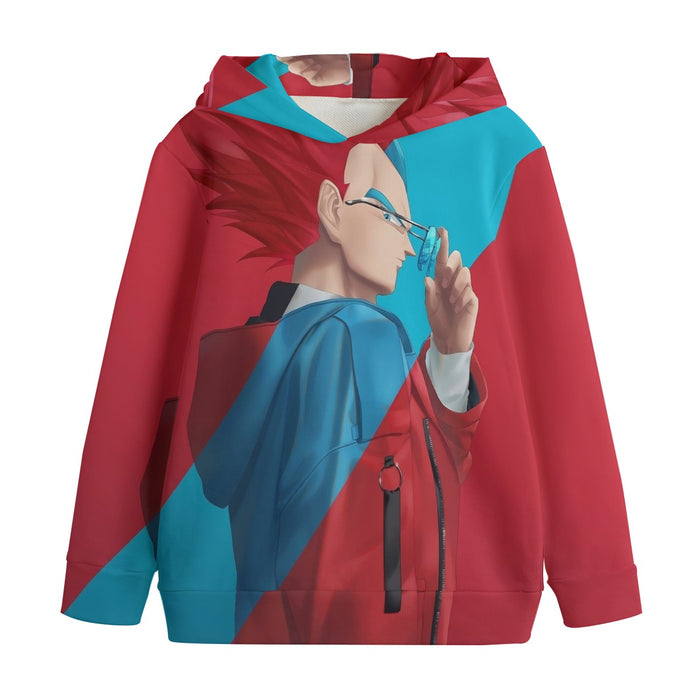 Cool Vegeta Businessman Design Dragon Ball Z Kids' Hoodie