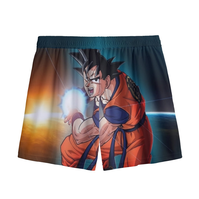 Goku Kamehameha Mesh Shorts