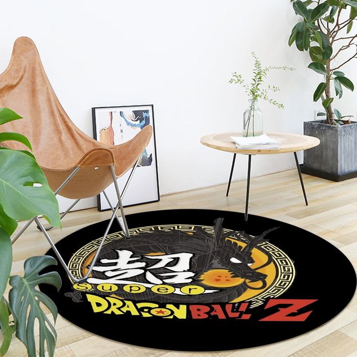 Dragon Ball Z Super Kanji Epic Dragon Spirit Shenron Round Mat