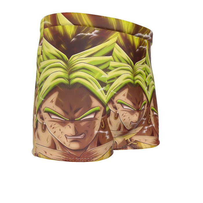 Dragon Ball Super Legendary Super Saiyan Broly White Eyes Custom Men's Boxer Briefs