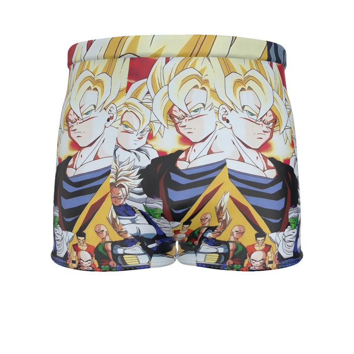 Dragon Ball Z Angry Super Saiyan Fighters Men's Boxer Briefs