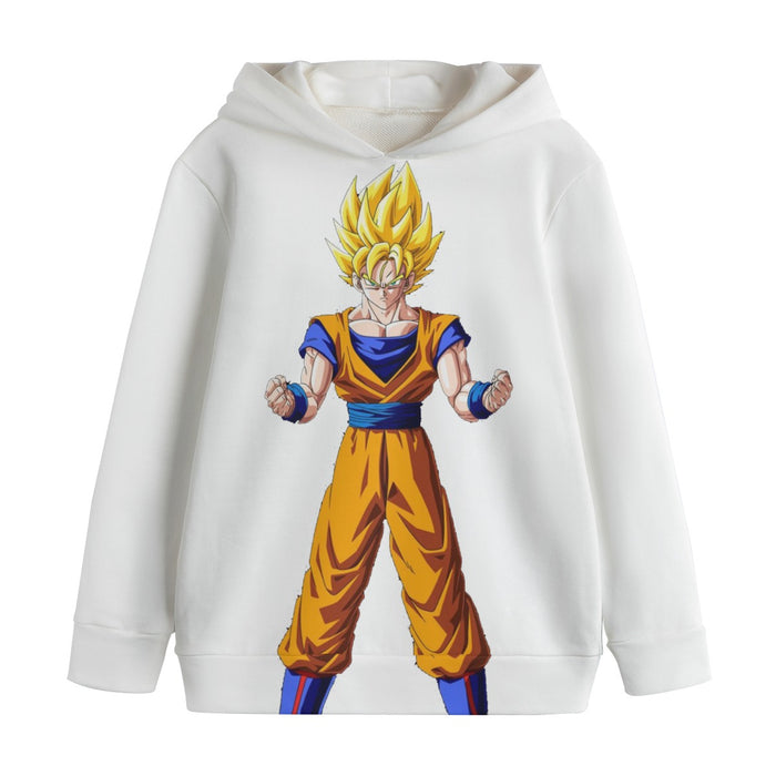 Goku Transformation Thunder Black Super Saiyan Kids' Hoodie