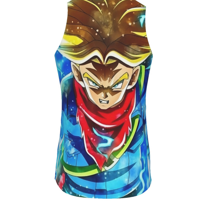 DBZ Rage Super Saiyan Trunks Portrait Unique Style Tank Top