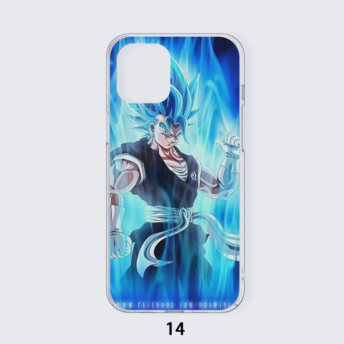 Dragon Ball Z Super Saiyan Vegito Blue Charge Aura Iphone 14 Case