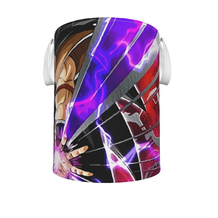 Dragon Ball Z Vibrant Saiyan Raditz Radiant Light Laundry Basket