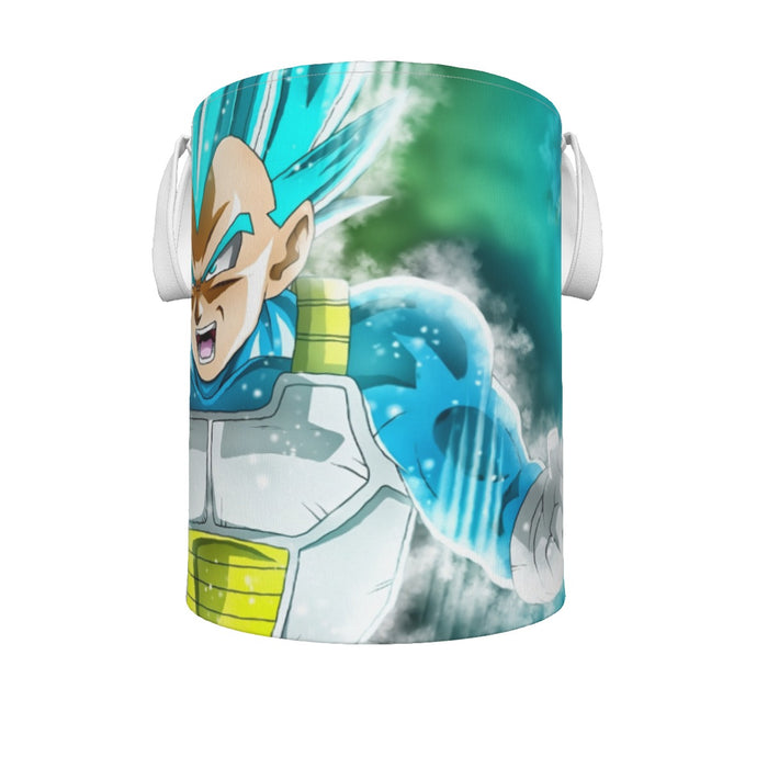 Dragon Ball Super Blue Vegeta Super Saiyan God Cool  Laundry Basket