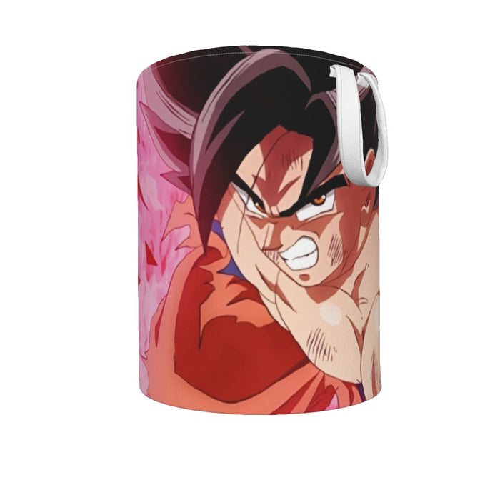 Dragon Ball Super Bruised Goku Red Kaioken Streetwear Laundry Basket