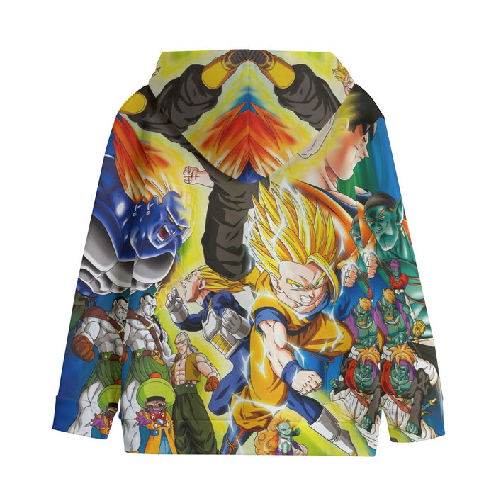 Dragon Ball Gohan Kid Super Saiyan Villain Vibrant Color Design Kids' Hoodie