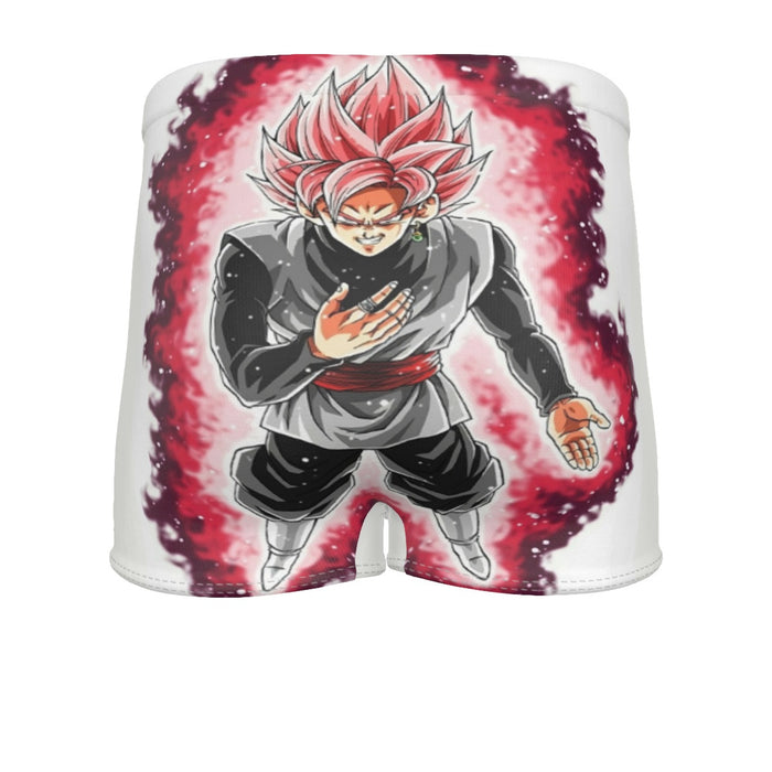 Dragon Ball Super Black Goku Rose 2 Super Saiyan Grin Men's Boxer Briefs