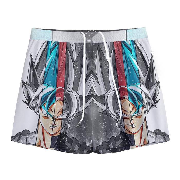 Dragon Ball Super All Super Saiyan Goku Forms Mesh Shorts