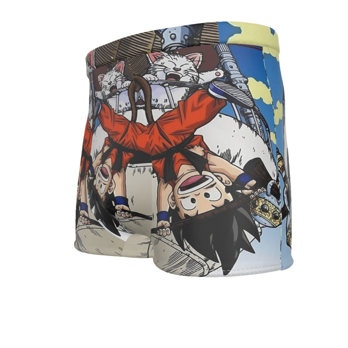 The Naughty Kid Goku and Korin Wise Cat Dragonball Men's Boxer Briefs